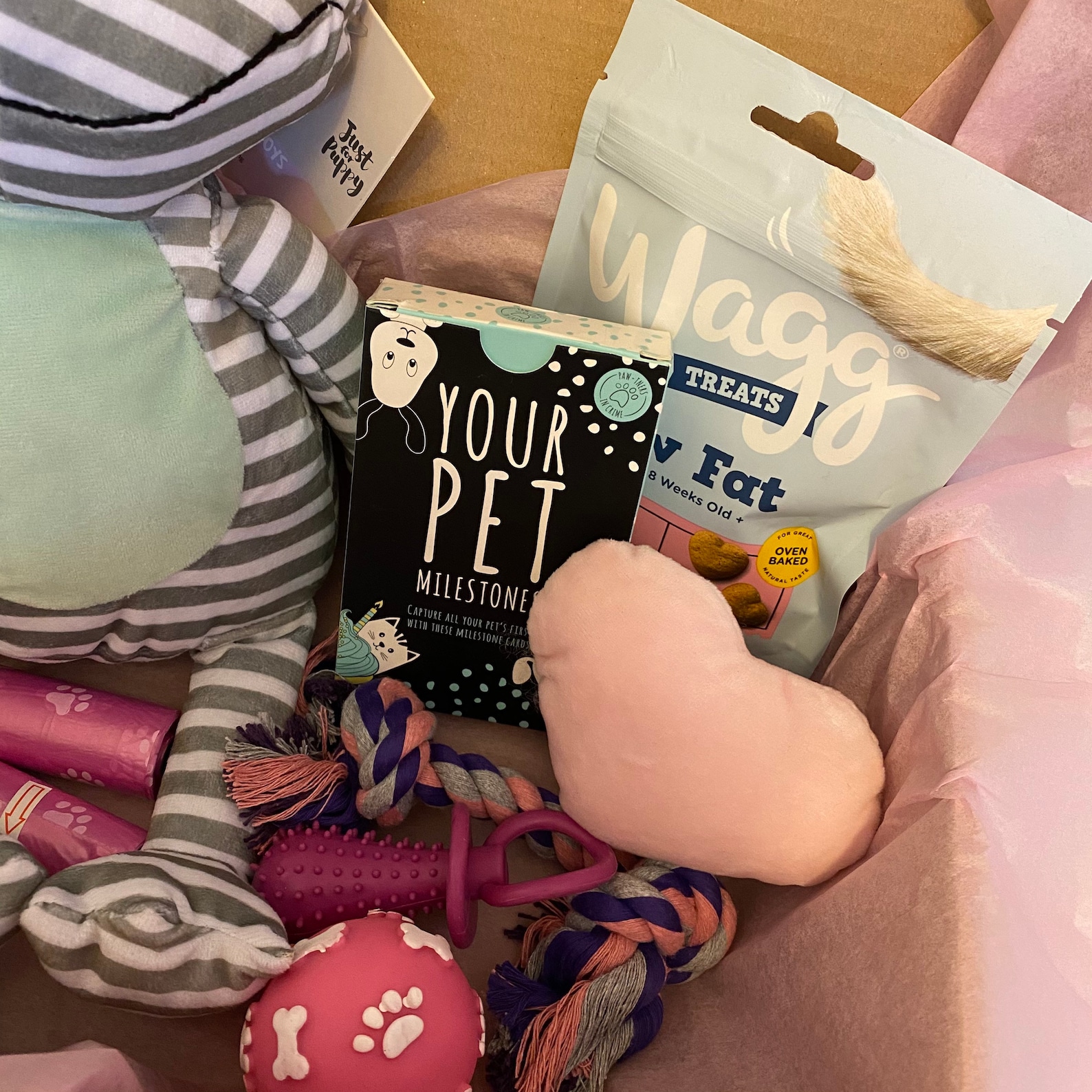 Pink puppy large toy Hamper Etsy