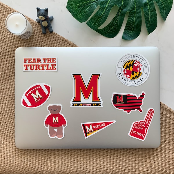 University of Maryland Stickers | Handmade Weatherproof Sticker 3"