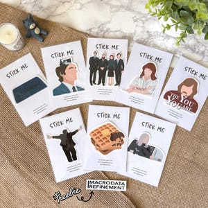 Stickers Fan Art pour indemnités de départ | Saison 1 | Autocollant résistant aux intempéries fait main 3"