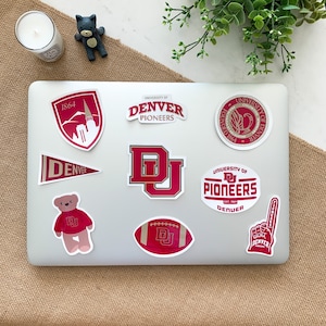 University of Denver Pioneers Stickers | Handmade Weatherproof Sticker 3&quot;