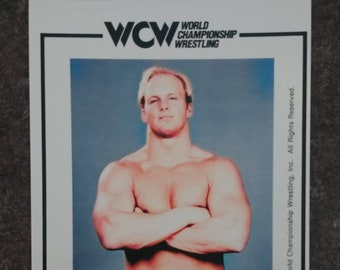 Stampede Wrestling Archie The Stomper Gouldie and Bret Hart promo style art print 4x6 retro 1980/'s version photo