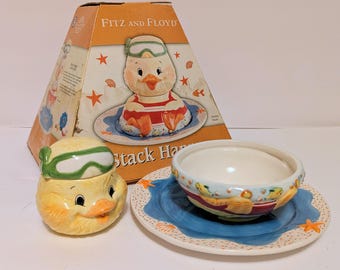 Fritz And Floyd Stack Happy Children's Serving Set