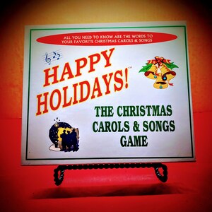 Christmas Song Game - vintage and collectible