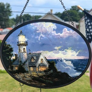 Thomas Kinkade Stained Glass - Etsy