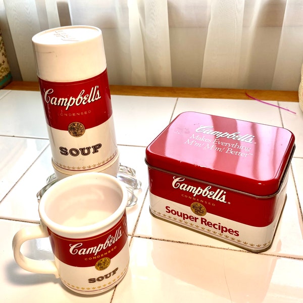 Campbell's collectibles - drinkware and dinnerware