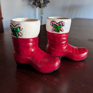 Vintage Christmas Boots