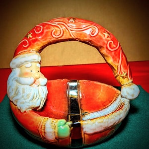 Santa Claus candy dish - vintage and collectible