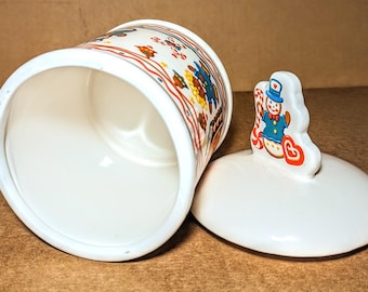 Gingerbread Cookie Jar : Porcelain Holiday Classic by Teleflora 90's