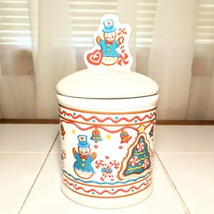 Gingerbread Holiday Cookie Jar