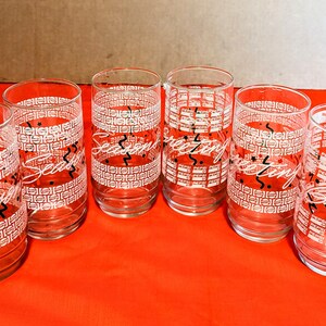 80"s Pepsi collectible Holiday Glasses