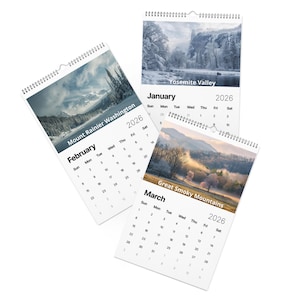 USA Landscapes Wall Calendar 2026 Large 11 by 17