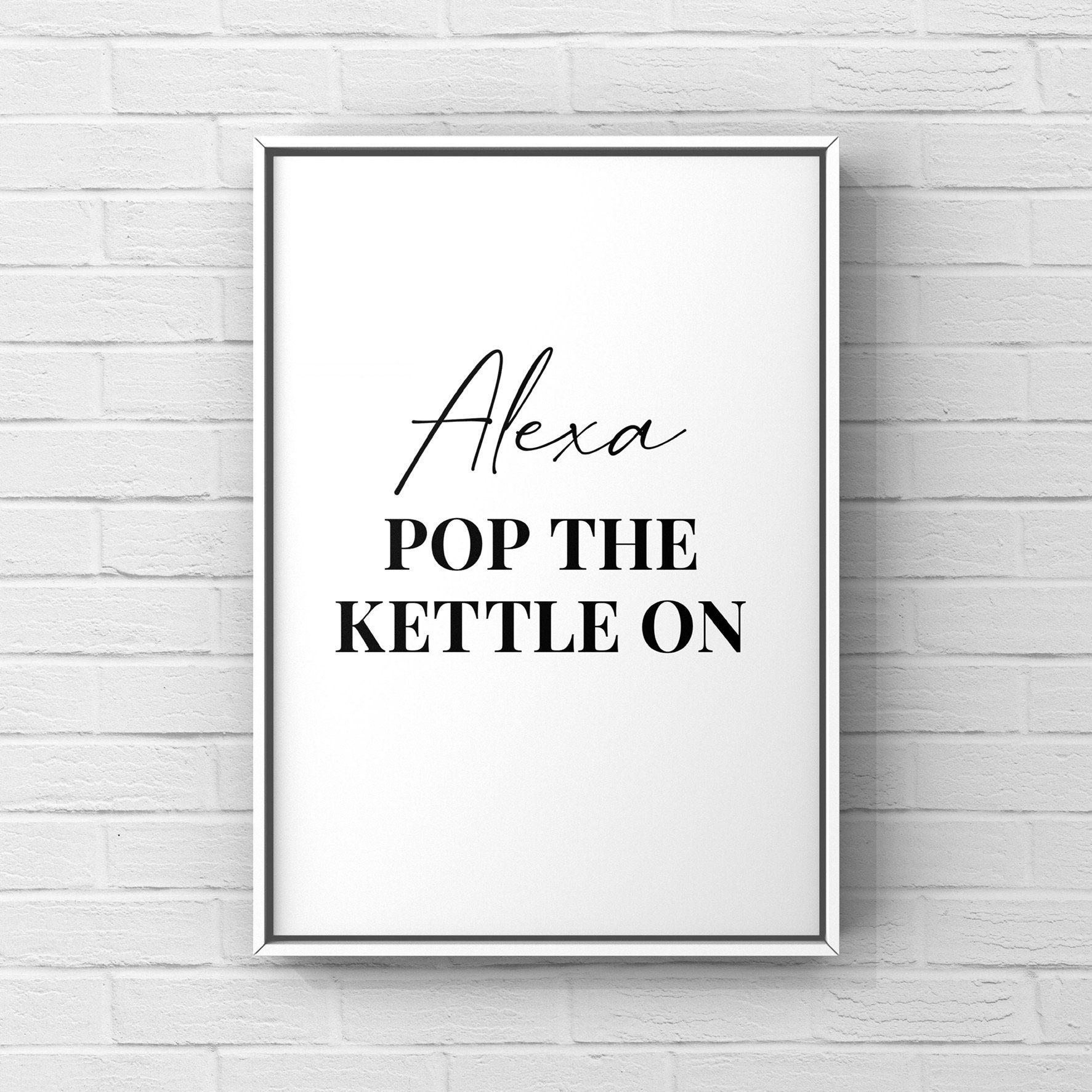 Impresiones alexa impresiones de cocina hacer la lavandería | Etsy