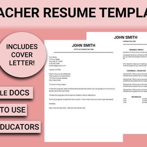 Teacher Resume Template Google Docs