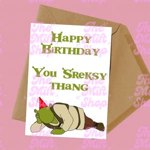 You Sreksy Thang - Cartão de aniversário