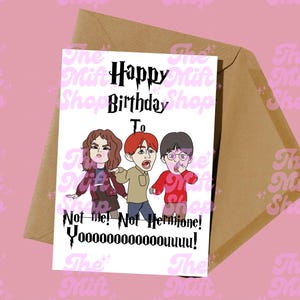 Scène d'échecs Harry Potter - Carte d'anniversaire