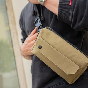 Solyd Large Bum Bag - Recycled Cotton with Adjustable Belt