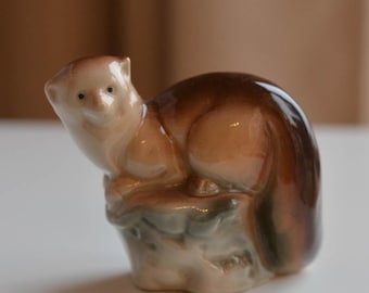 Vintage Hermelin Figur: Seltenes Sammlerstück