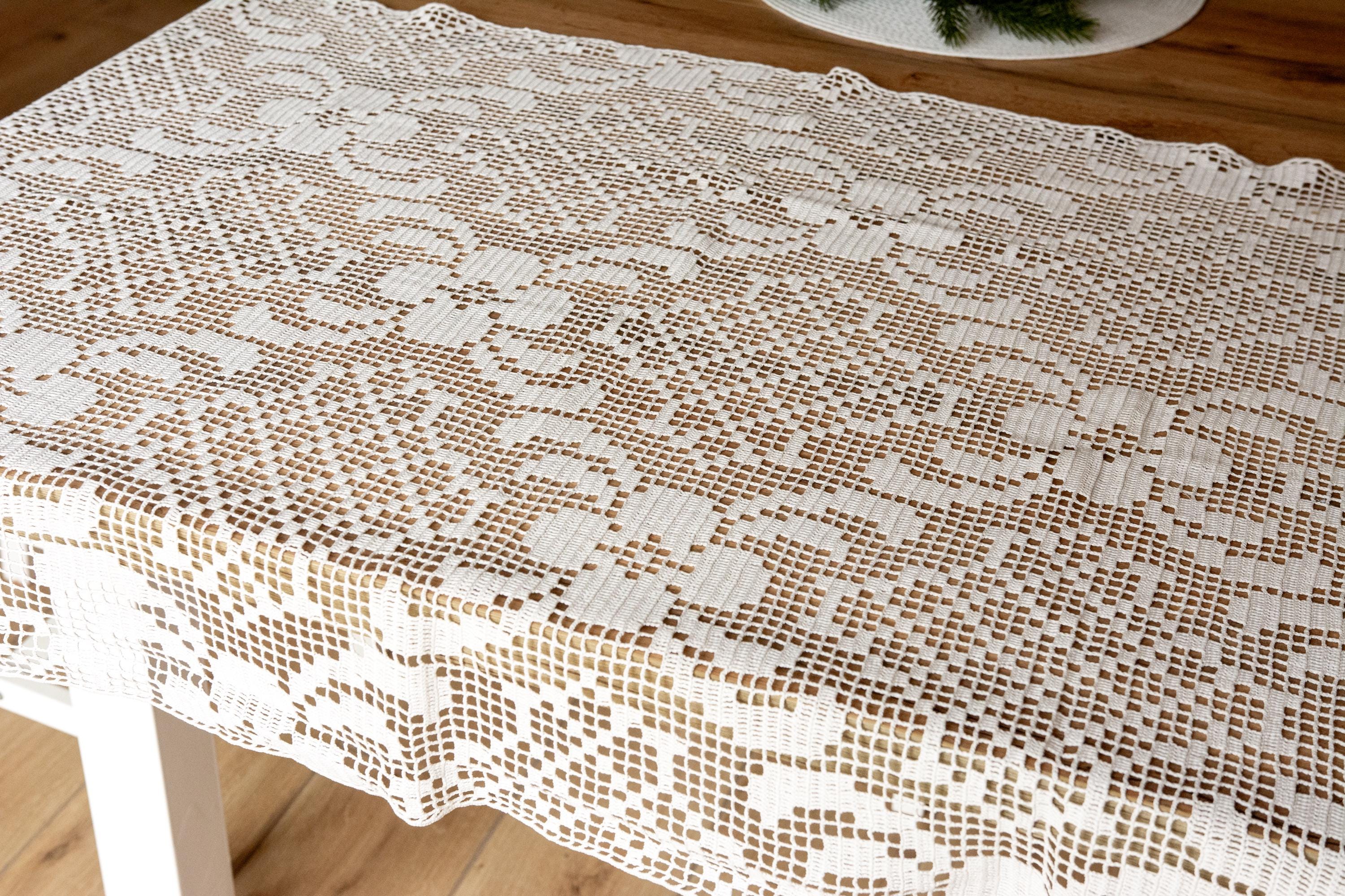 TRICOT SELECTION - CROCHET D'ART SPECIAL N°6. NAPPERON BLANC NAPPERON
