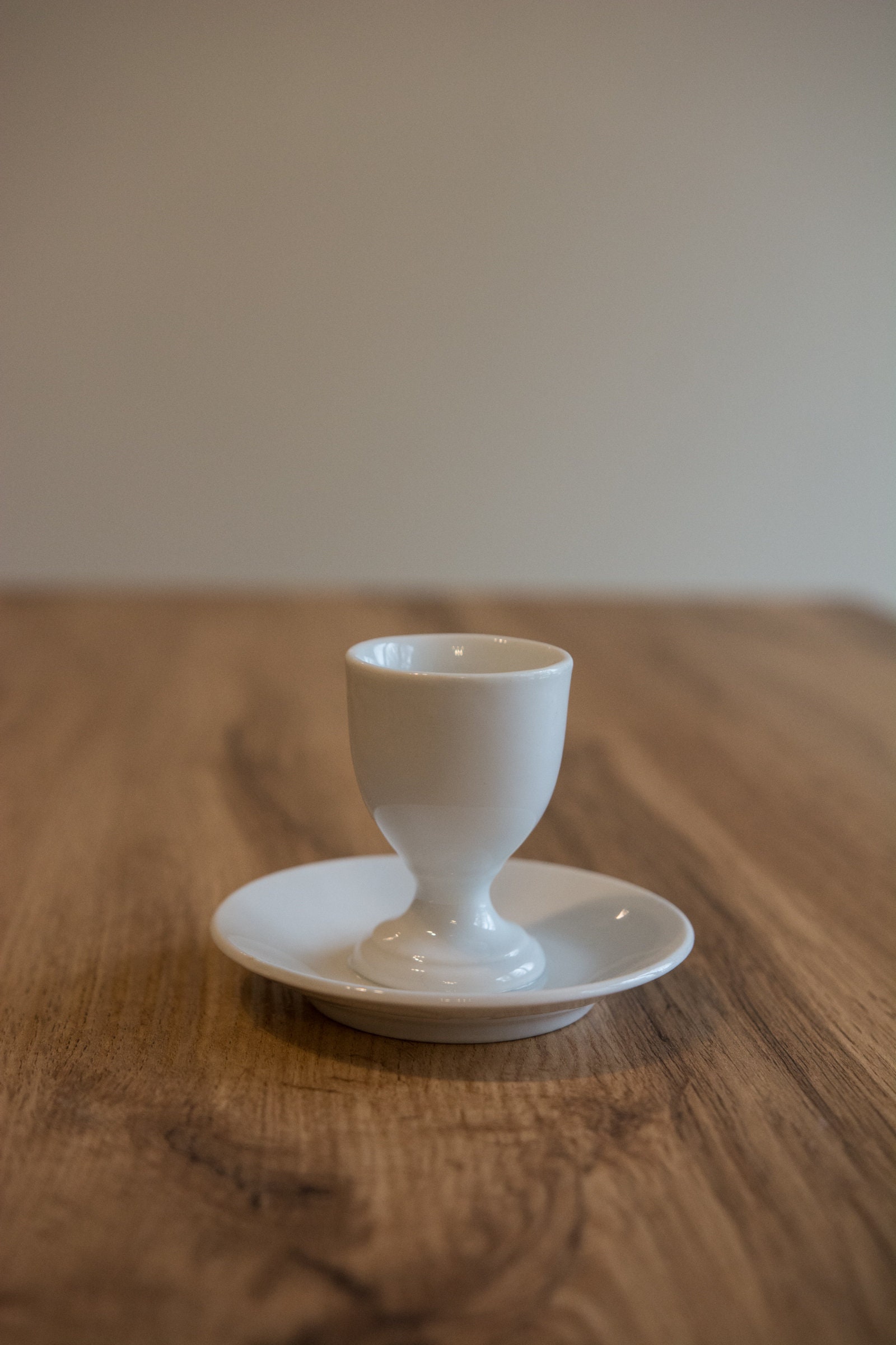 Vintage Simple Porcelain White Egg Cup - Etsy