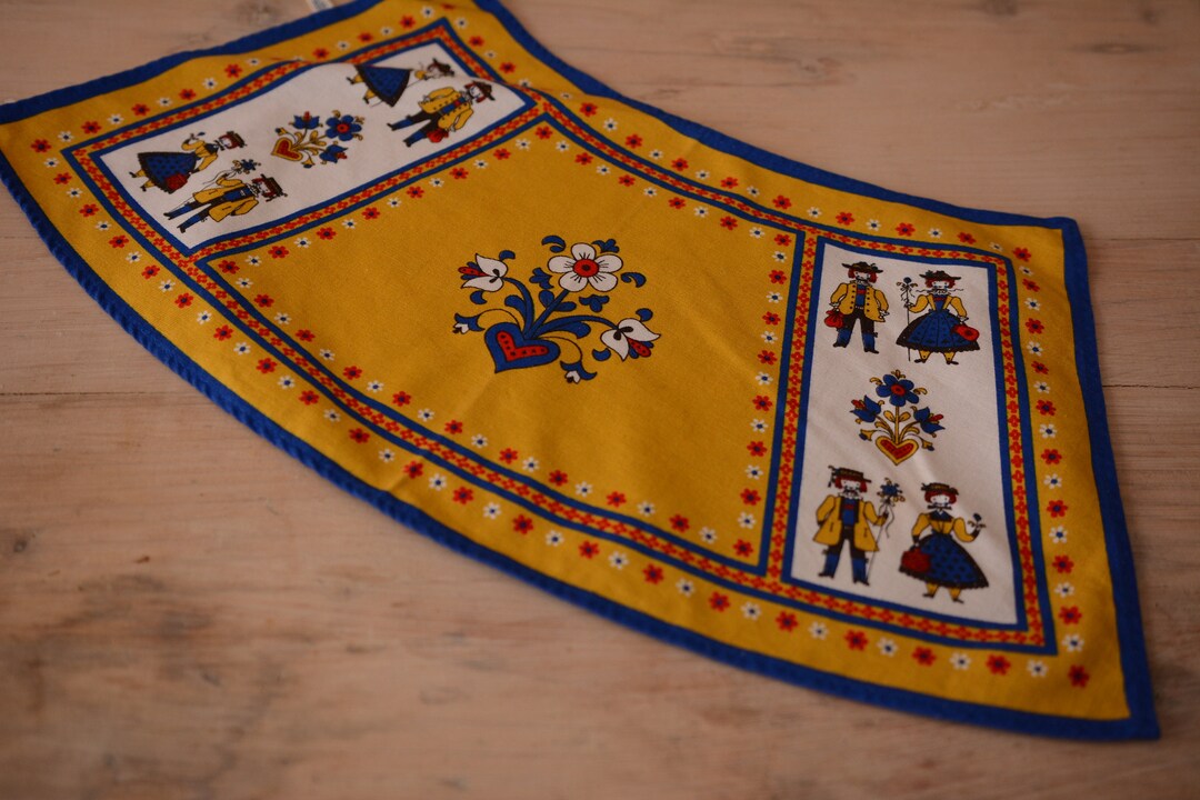 Vintage German Tea Towel Vintage Cotton Tea Towel Vintage Etsy