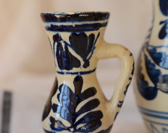 イタリア工房 ラ・ヴェッキア・ファエンツァ 手描き 花柄 壺 青華緑彩花車模様）切透飾り壺|有田焼の老舗-香蘭社オンラインショップ