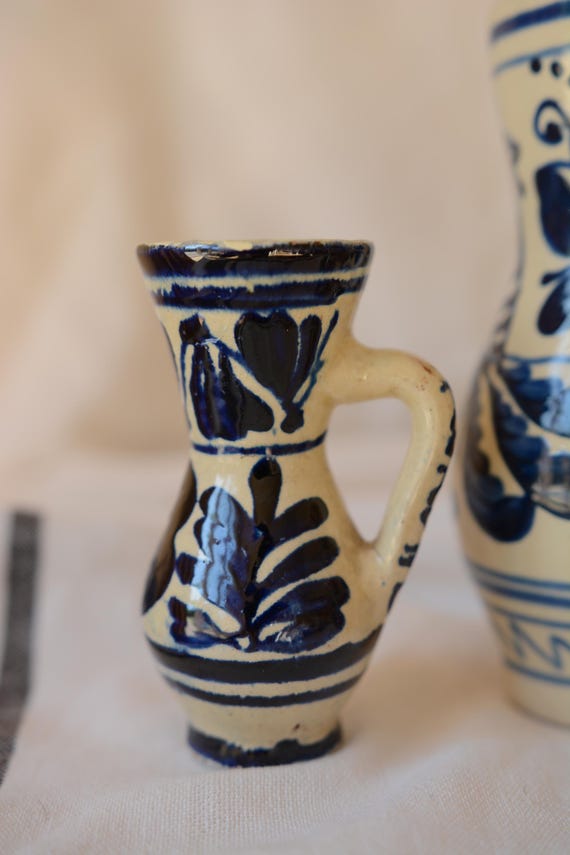 ceramica LAMAGAハンドペイントヴィンテージピッチャー ceramica LAMAGAハンドペイントヴィンテージピッチャー