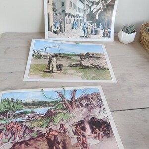 Illustrazione d'epoca a tema storico / Arte originale d'epoca incorniciabile / Grafica d'epoca dall'Ungheria / 15 x 11 pollici