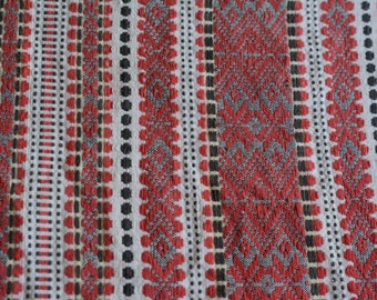 Vintage Handwoven Small Linen | Hand Made Tablecloth from Hungary