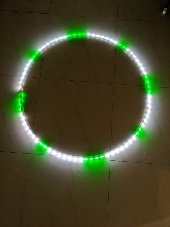 Attrezzi Giocoleria Luminosi Ricaricabili 32cm Anelli Da - 8