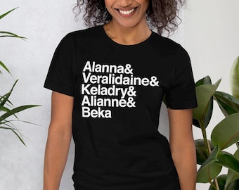Alanna & Lioness T-Shirt: Tortall Series Fantasy Book Tee