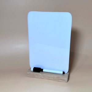 Acrylic Mini Dry Erase Board | Organization List| Dry Erase Planner for Desk | Acrylic Dry Erase Board w/ Marker| To Do White Board