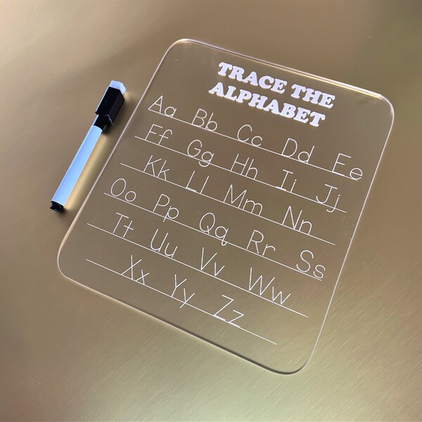 Letter Tracing Board Etsy