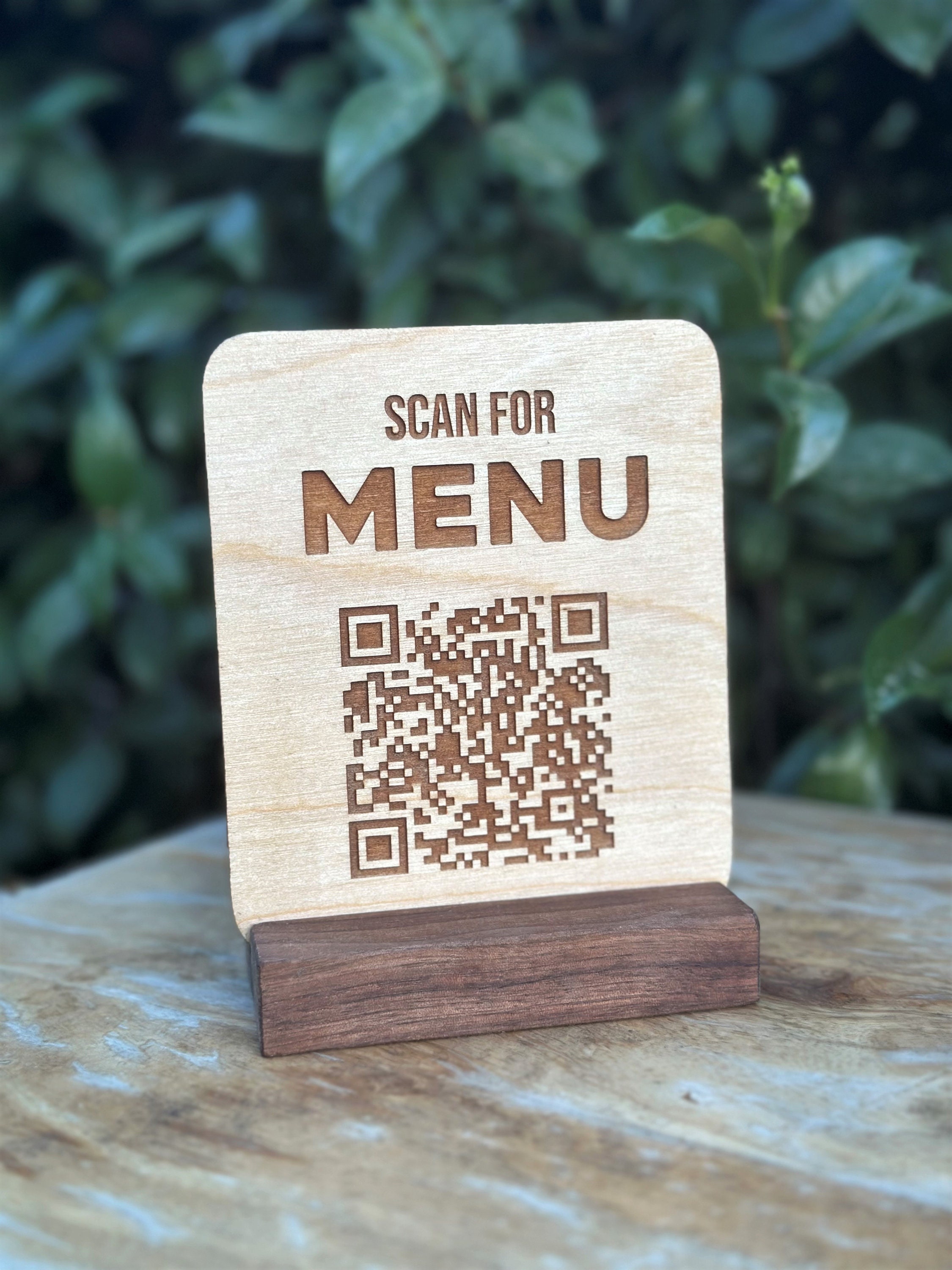 Ezd Customize Restaurant Table Qr Clear Commercial Qr Code, 60 OFF