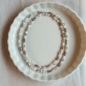 Freshwater Pearl Necklace / Antique Pearl Necklace