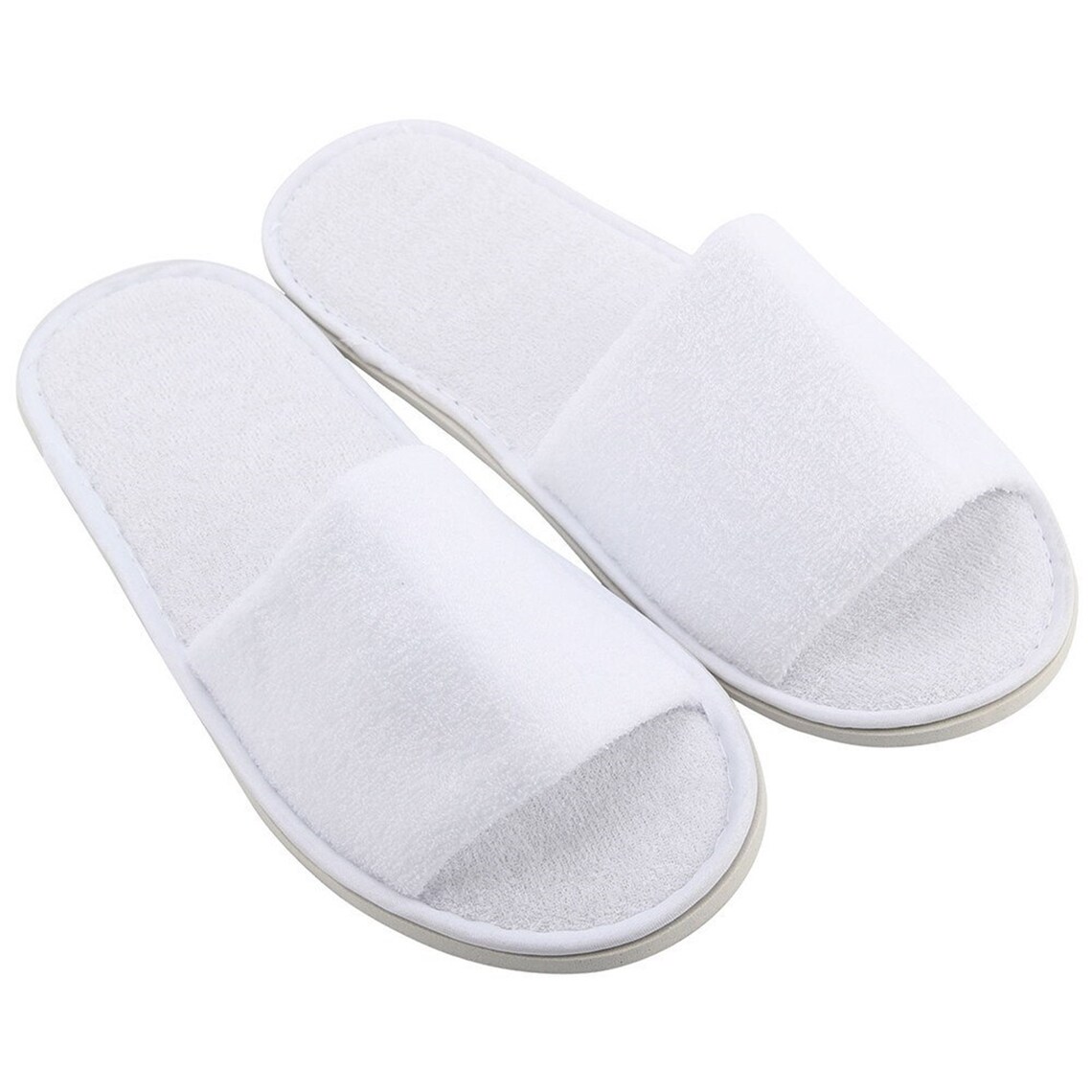 5 Pairs Slippers Hotel Spa Hotel Guest Slippers Open Toe Etsy