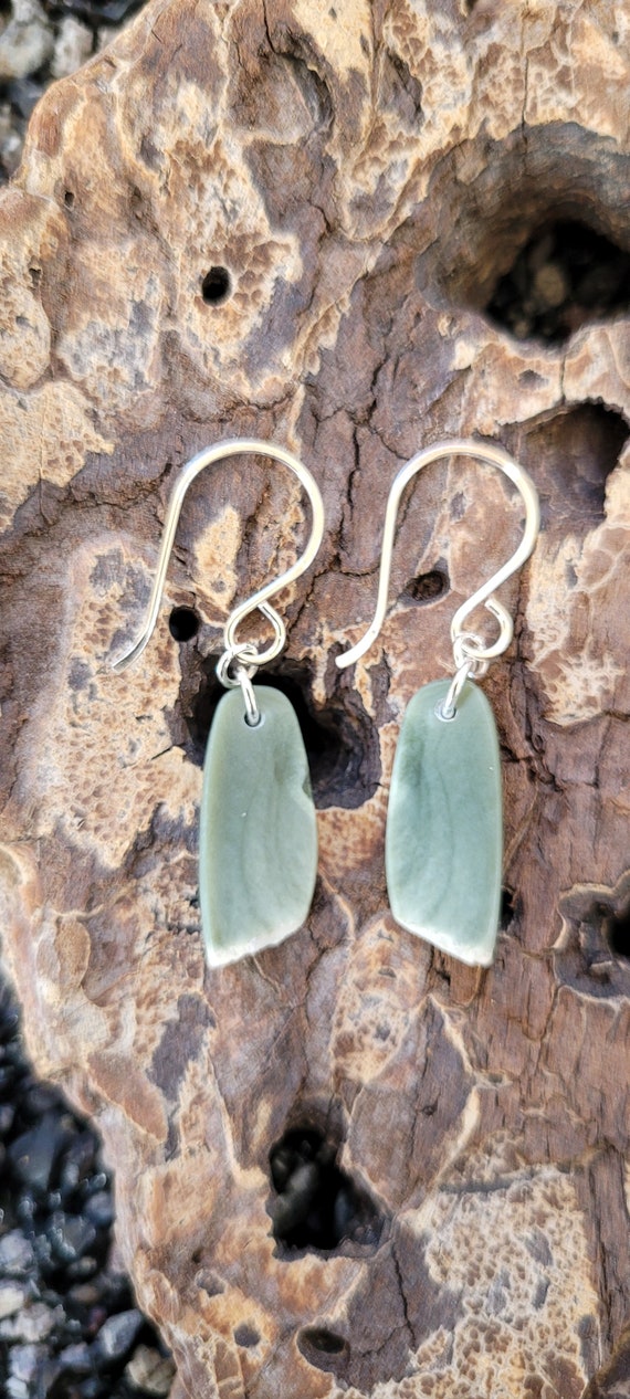 Wyoming Sage Jade Earrings