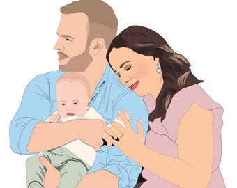 Custom illustrations and portraits
