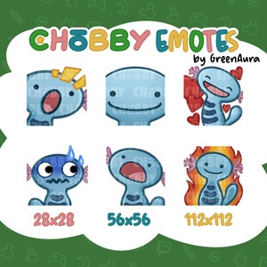 Wooper Set | Emote Set for Twitch/Discord