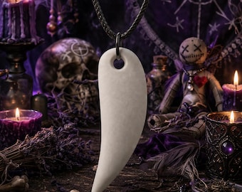 Alligator Tooth Pendant STL — 3D Printable Wildlife Jewelry | Cosplay Prop | Unique Necklace File