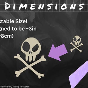Doctor Facilier Inspired Skull STL & SVG — 3D Printable Disney Villain Fan Art | Cricut Printer image 3