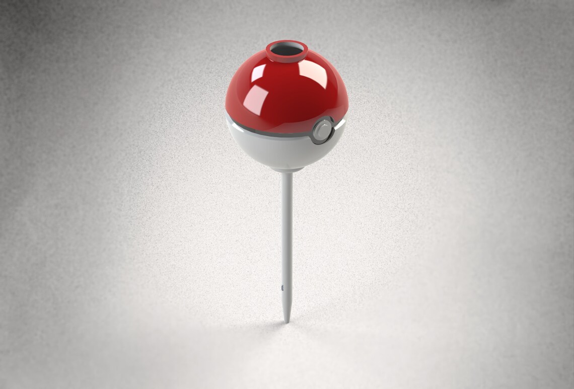 Pokeball Water Bell digital STL File - Etsy