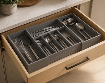 Expandable Modular Drawer Organizer STL File (Digital Download)