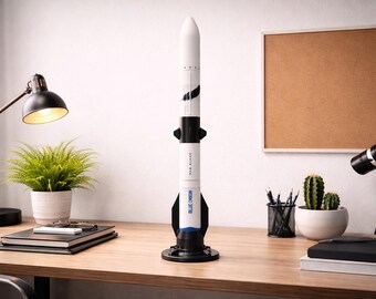 New Glenn Rocket STL Model – Blue Origin Scale Replica (Digital Download)