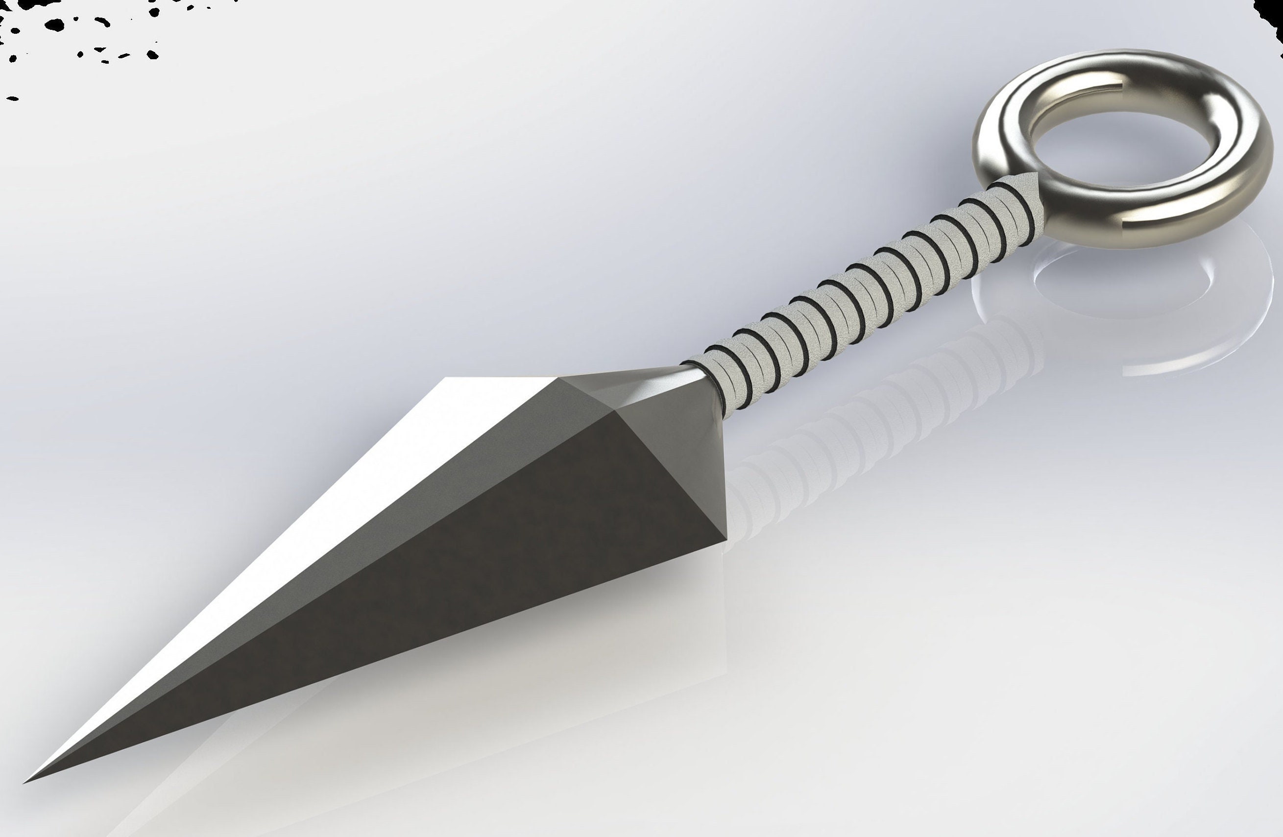 STL file Kunai Naruto knife 🔪・Template to download and 3D print
