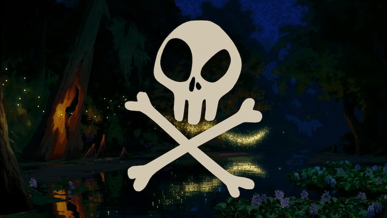 Doctor Facilier Inspired Skull STL & SVG — 3D Printable Disney Villain Fan Art | Cricut Printer image 1