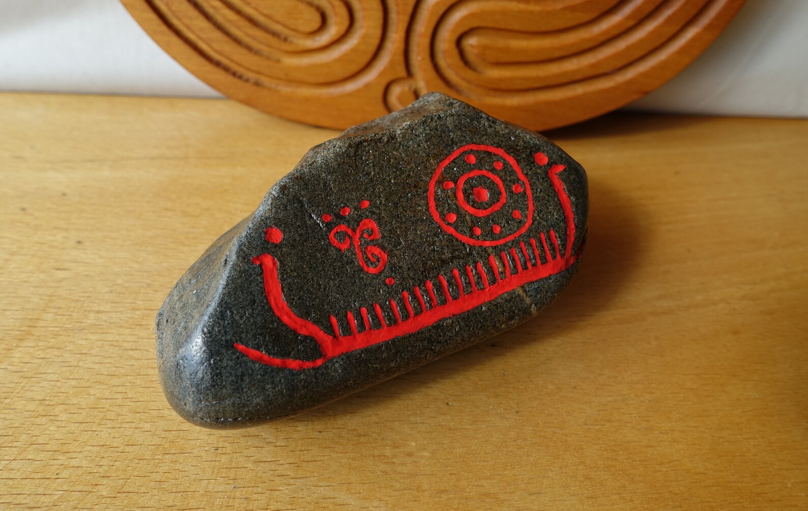 Scandinavian bronze age rock carving replica Etsy