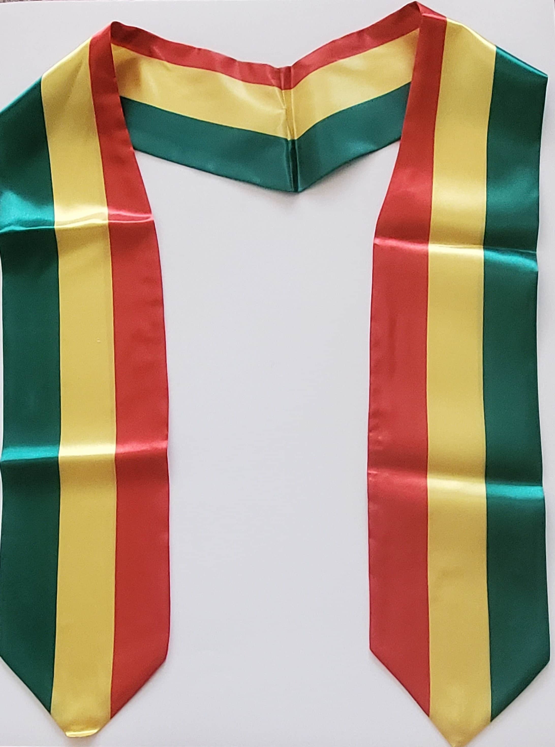 Ethiopia Graduation Stole Ethiopian Flag With Lion or With Out Etsy