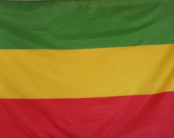Banner 18x12 in AZ FLAG Amhara People Flag 18'' x 12'' Cords Ethiopia Small Flags 30 x 45cm 
