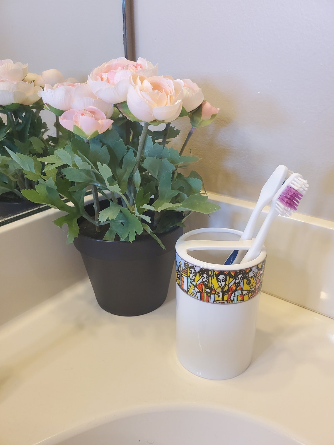 Ethiopian and Eritrean 4 Pieces Bathroom Set Etege Queen of Sheba With