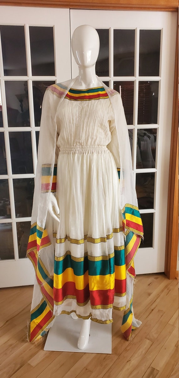 Ethiopian and Eritrean Traditional Dress habesha Kemis | Etsy